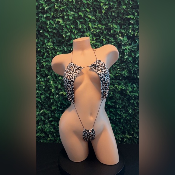 Other - SALE NEW Animal Print Party Exotic Dancewear Outfit Lingerie Never Worn
